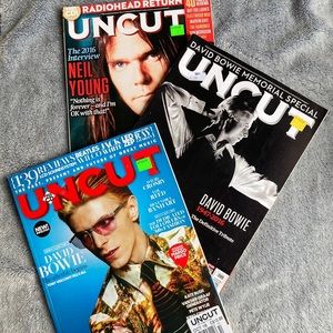 UNCUT💫 Magazine David Bowie/Neil Young Lot